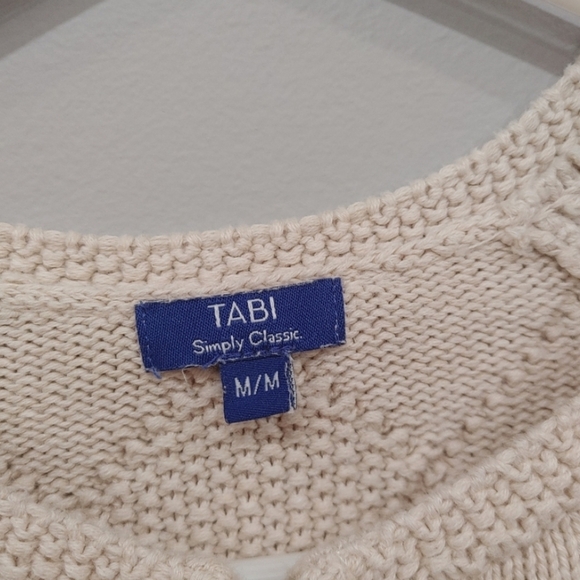 100% Cotton Cable Knit Full Zip Sweater Size M - Picture 6 of 9